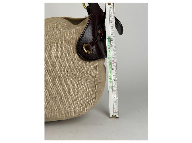 Vintage Marni Handtasche beige und braun - Ansicht 14