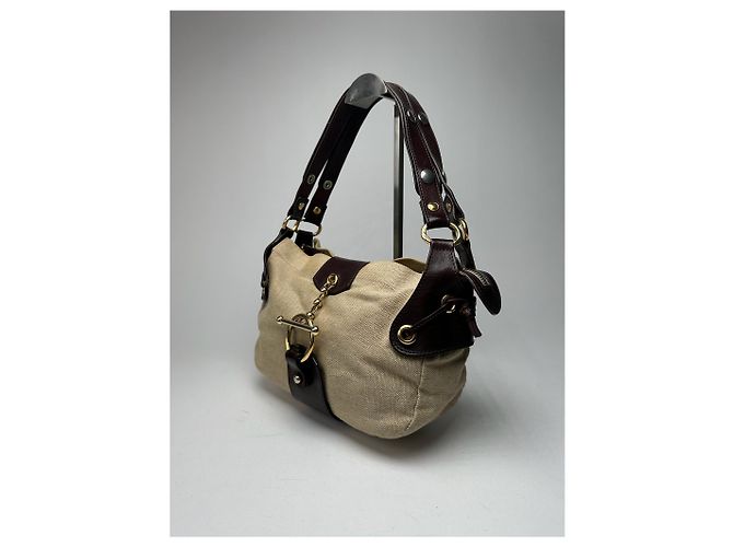 Vintage Marni Handtasche beige und braun - Ansicht 8
