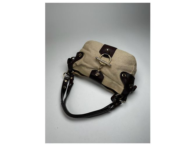 Vintage Marni Handtasche beige und braun - Ansicht 9