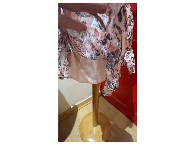 Iro Rock Bunte Blumen Rosa Viskose Mehrfarben - Ansicht 4