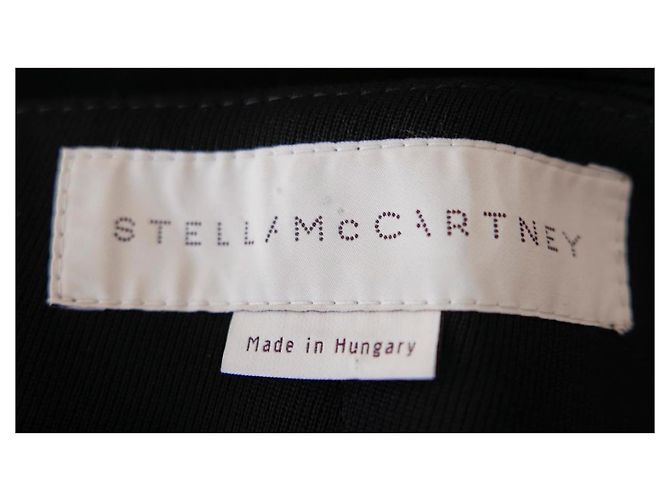 Stella Mc Cartney Calças largas com acabamento em disco Stella McCartney Preto - vista 6