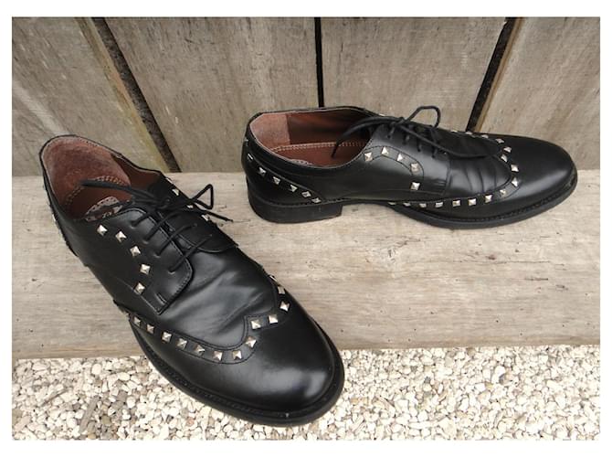 Autre Marque Derby Feud in pelle nera Nero - vista 4