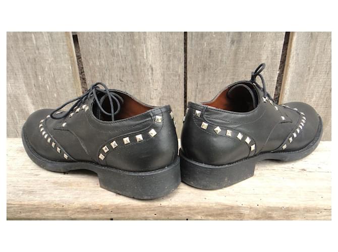 Autre Marque Derby Feud in pelle nera Nero - vista 5
