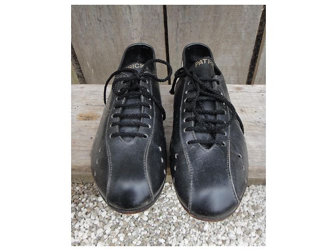 Autre Marque Scarpe da ciclismo Patrick Poulidor pelle nera Nero - vista 6