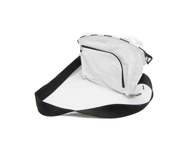 Bottega Veneta TENT 691388 Borsa a Spalla e a Tracolla Nero Bianco - vista 2