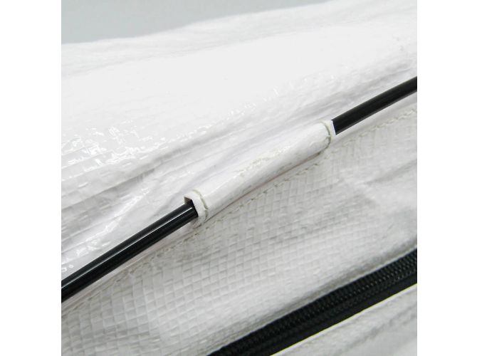 Bottega Veneta TENT 691388 Borsa a Spalla e a Tracolla Nero Bianco - vista 6