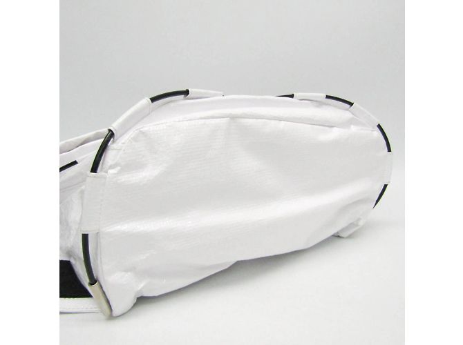 Bottega Veneta TENT 691388 Borsa a Spalla e a Tracolla Nero Bianco - vista 7