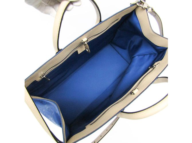 Borsa Gucci Off The Grid GG 630353 Blu Bianco sporco - vista 4