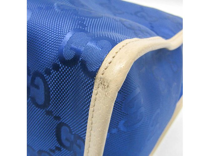 Borsa Gucci Off The Grid GG 630353 Blu Bianco sporco - vista 6
