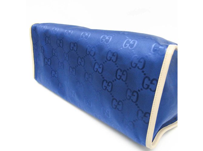 Borsa Gucci Off The Grid GG 630353 Blu Bianco sporco - vista 7