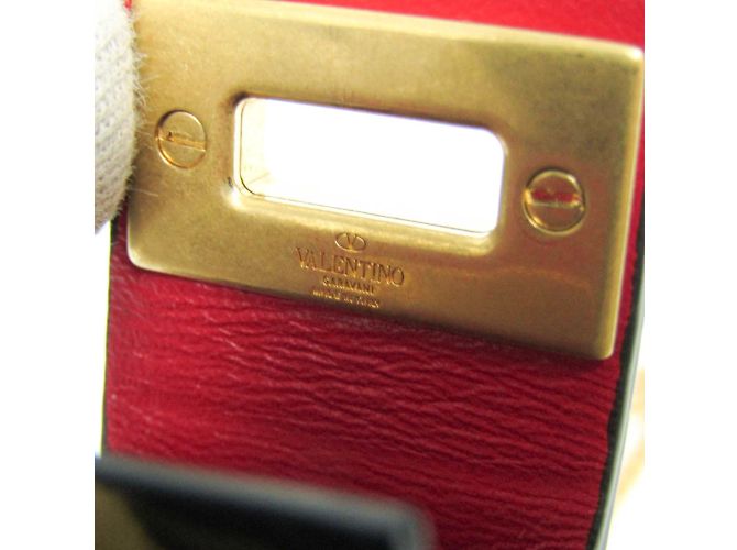 Estuche de lápiz labial de cuero dorado Valentino - vista 11
