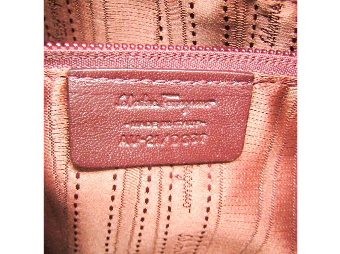 Schultertasche Salvatore Ferragamo Vara AU-21 D337 Bordeaux - Ansicht 14