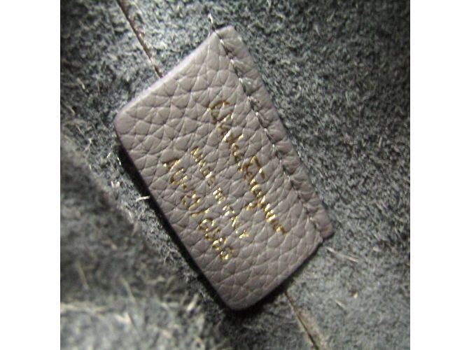 Borsa a spalla in pelle grigia Salvatore Ferragamo Marrone - vista 13