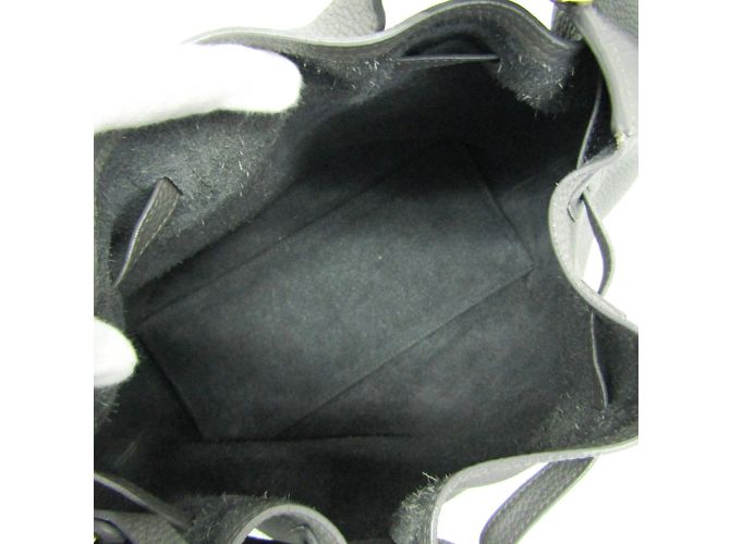 Borsa a spalla in pelle grigia Salvatore Ferragamo Marrone - vista 4
