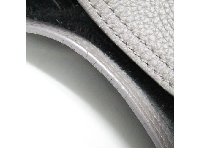 Borsa a spalla in pelle grigia Salvatore Ferragamo Marrone - vista 8