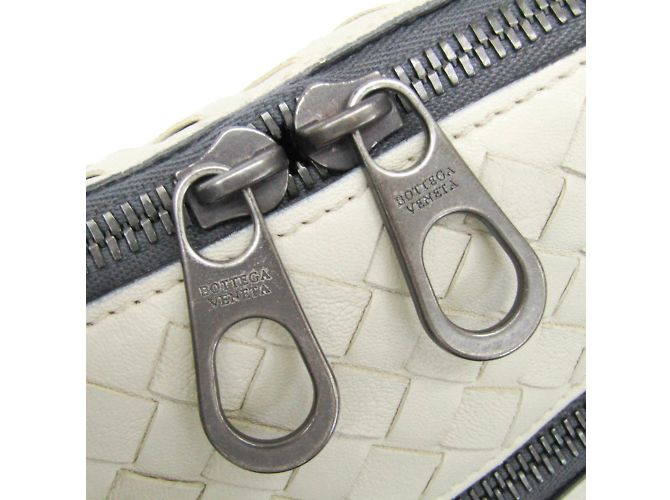 Borsa in pelle Intrecciato di Bottega Veneta Marrone Crudo - vista 12