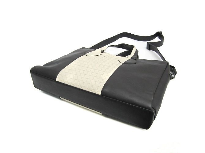 Borsa in pelle Intrecciato di Bottega Veneta Marrone Crudo - vista 2