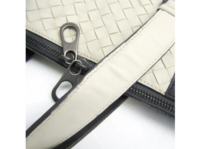 Borsa in pelle Intrecciato di Bottega Veneta Marrone Crudo - vista 9