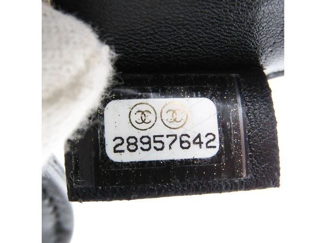 Chanel Matelassé Etichette per Nome da Donna Charm per Borse Nere Nero - vista 11