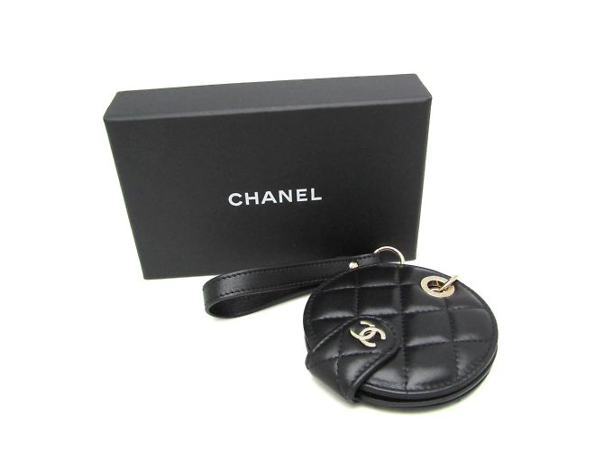 Chanel Matelassé Etichette per Nome da Donna Charm per Borse Nere Nero - vista 2