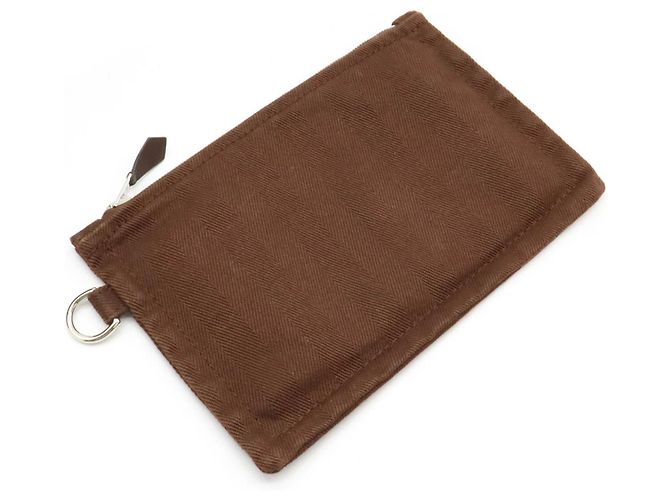Hermès Borsa tote Hermes Valparaiso PM Marrone - vista 10