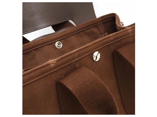Hermès Borsa tote Hermes Valparaiso PM Marrone - vista 8