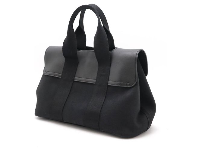 Hermès Borsa tote Hermes Valparaiso PM Nero - vista 3