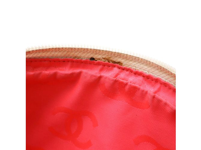 Borsa a spalla Chanel Cambon Line Coco Mark Pouch Nero Bianco - vista 9