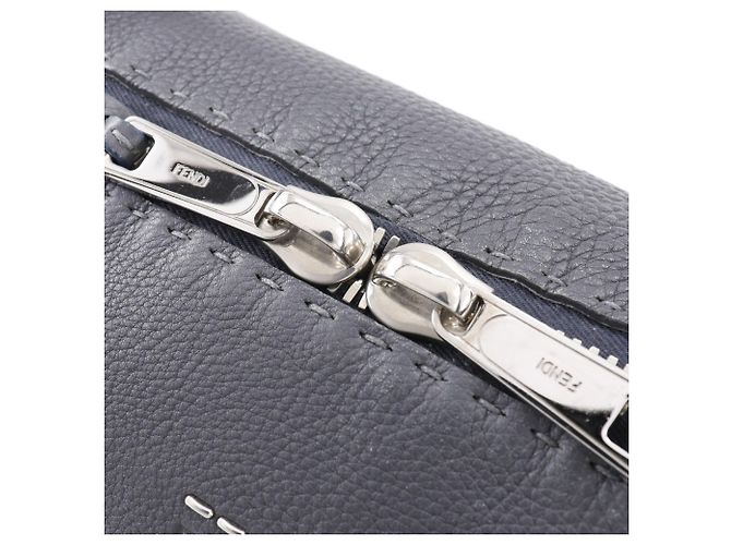 Borsa Fendi Celeria Ray Marrone - vista 13