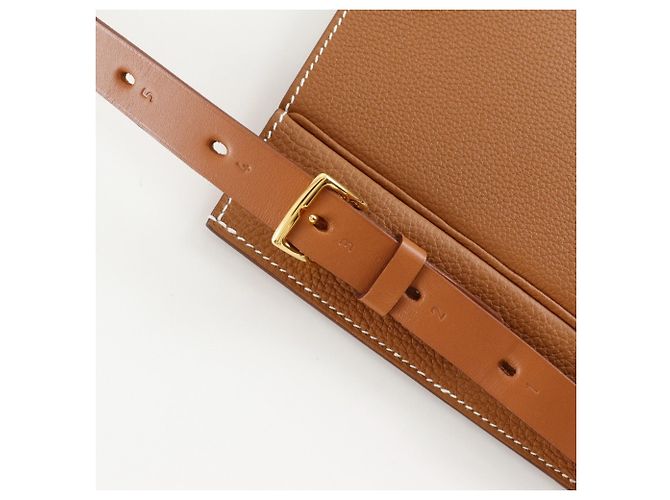Borsa a Spalla Cavalier 21 Perspective di Hermès Marrone - vista 11