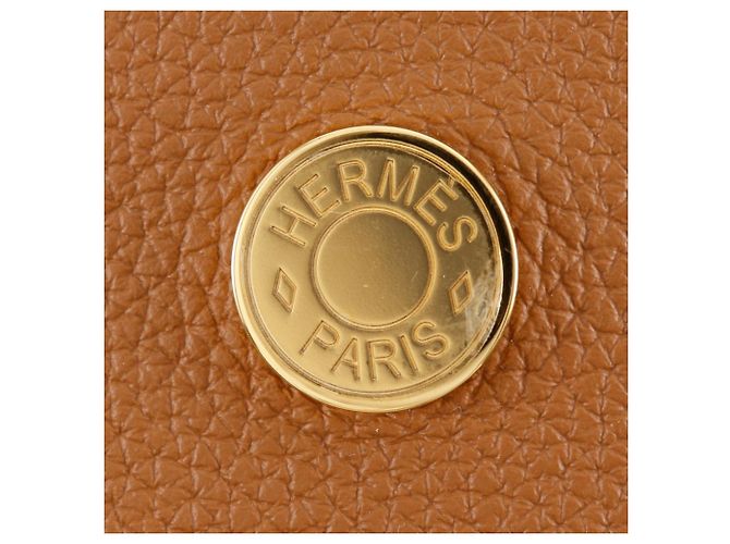 Borsa a Spalla Cavalier 21 Perspective di Hermès Marrone - vista 12