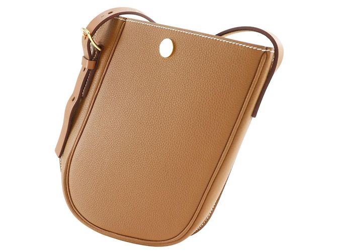 Borsa a Spalla Cavalier 21 Perspective di Hermès Marrone - vista 2