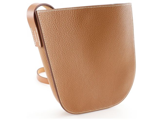 Borsa a Spalla Cavalier 21 Perspective di Hermès Marrone - vista 3