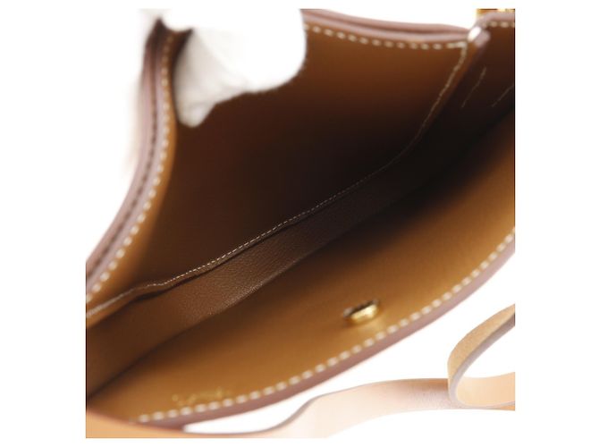 Borsa a Spalla Cavalier 21 Perspective di Hermès Marrone - vista 6
