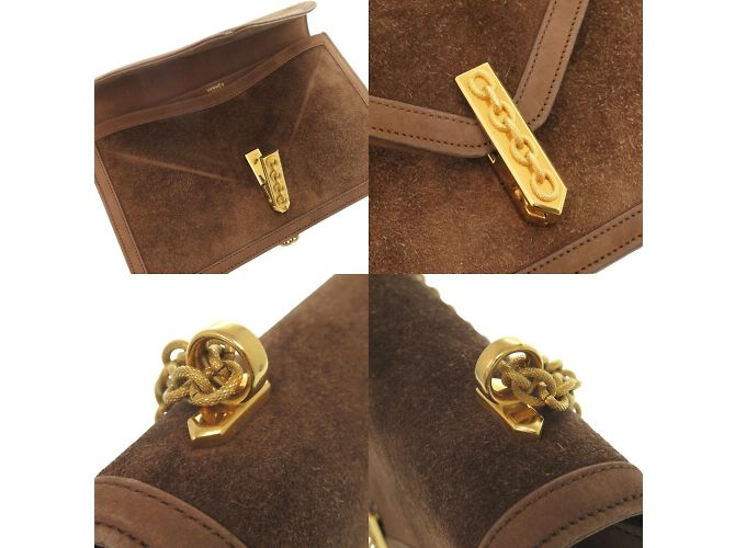 Hermès Borsa a Spalla Hermes Alcazar Dobris Brown Marrone - vista 9