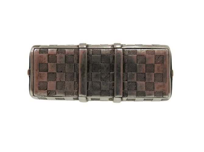 Portachiavi Charm Keepall Damier Louis Vuitton Argento - vista 7