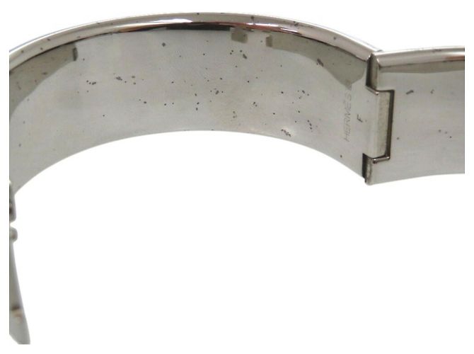 Hermès Bracciale Hermes Click Crack H GM Argento Giallo - vista 9