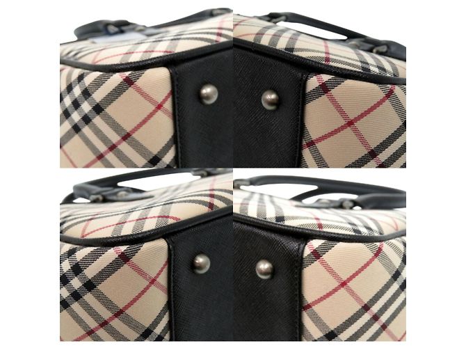 Borsa a mano Burberry Nova Check Multicolore - vista 9