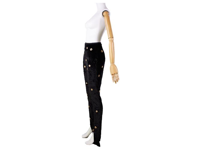 Chanel Pantalones, leggings Negro - vista 2