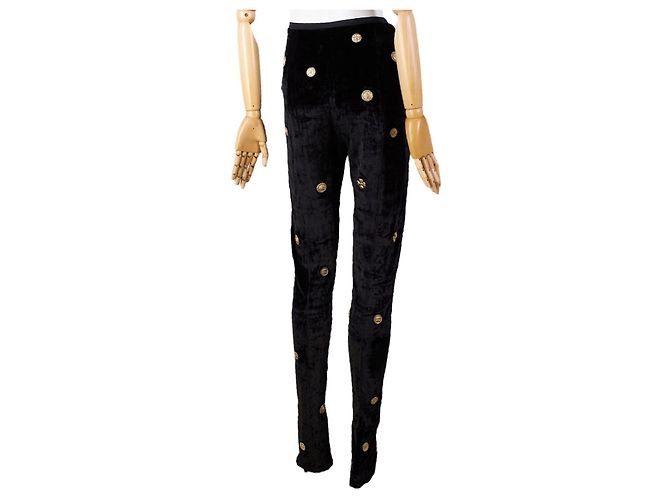 Chanel Pantalones, leggings Negro - vista 3