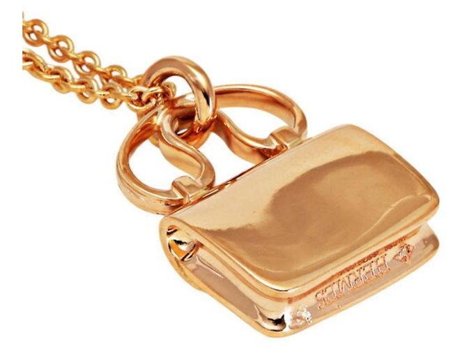 Hermès Collana Amuleto Constance K18 Oro Rosa Hermes - vista 4