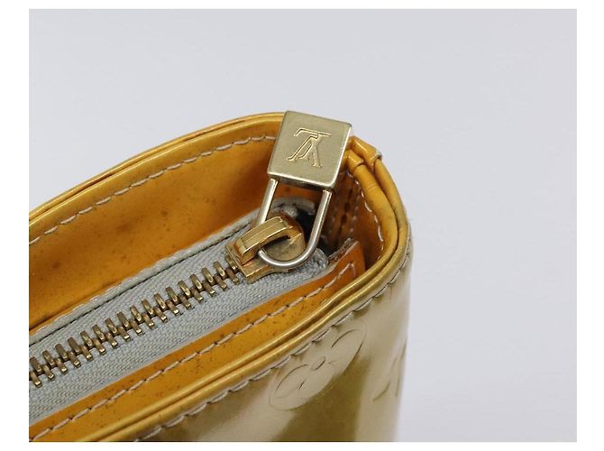 LOUIS VUITTON Monogram Vernis Houston Borsa a Mano Grigia M91053 LV Auth 118524 Grigio - vista 17