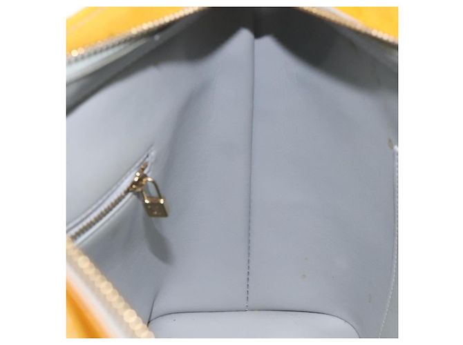 LOUIS VUITTON Monogram Vernis Houston Borsa a Mano Grigia M91053 LV Auth 118524 Grigio - vista 19