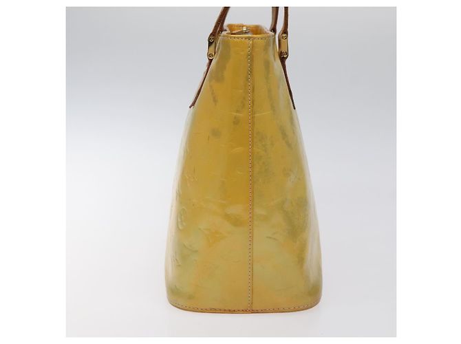 LOUIS VUITTON Monogram Vernis Houston Borsa a Mano Grigia M91053 LV Auth 118524 Grigio - vista 4