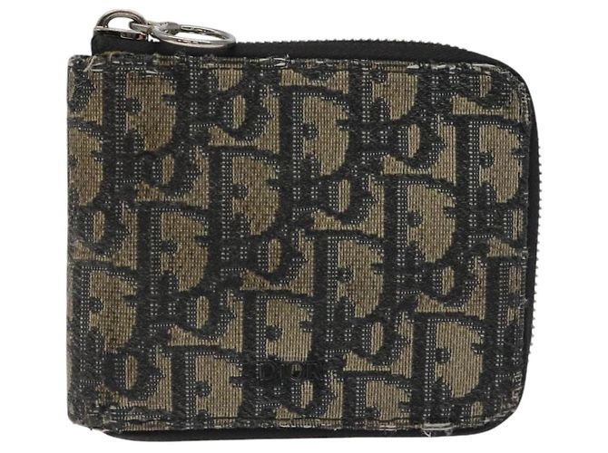 Christian Dior Trotter Canvas Geldbörse Navy Auth bs24695 Marineblau - Ansicht 13