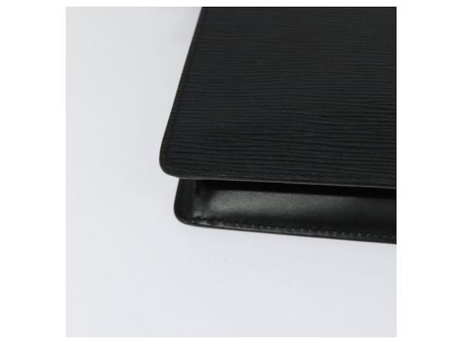 LOUIS VUITTON Epi Pochette Hombre Bolsa Clutch Negra M52522 LV Auth ep8688 Negro - vista 15