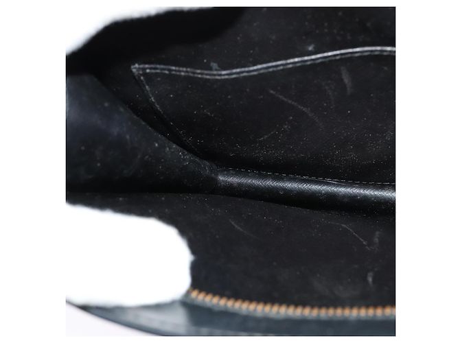 LOUIS VUITTON Epi Pochette Hombre Bolsa Clutch Negra M52522 LV Auth ep8688 Negro - vista 19