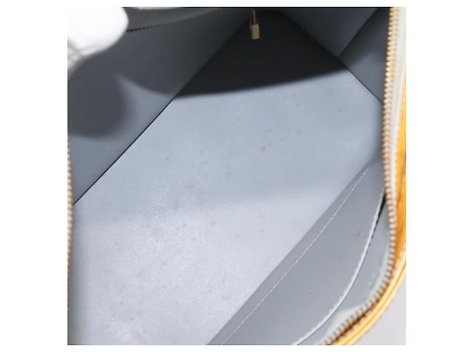 LOUIS VUITTON Monogram Vernis Houston Borsa a Mano Grigia M91053 LV Auth 118533 Grigio - vista 11