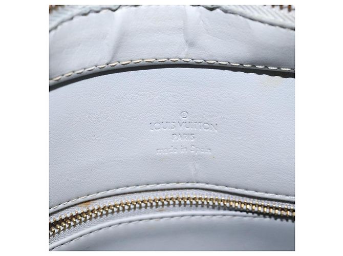 LOUIS VUITTON Monogram Vernis Houston Borsa a Mano Grigia M91053 LV Auth 118533 Grigio - vista 18