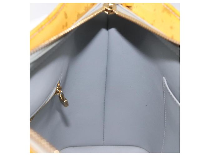 LOUIS VUITTON Monogram Vernis Houston Borsa a Mano Grigia M91053 LV Auth 118533 Grigio - vista 19